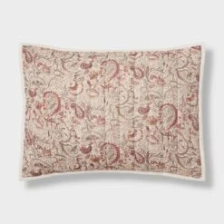 Voile Paisley Printed Quilt Sham Cream - Threshold™ -Home Decor Sales GUEST e0f4f329 7b2b 4e95 8132 3a5419a69f2c