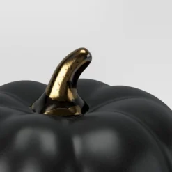 Set Of 3 Small Ceramic Halloween Pumpkins With Gold Stem - Threshold™ -Home Decor Sales GUEST e522c71c 5236 4716 87d9 cb99acca79a8