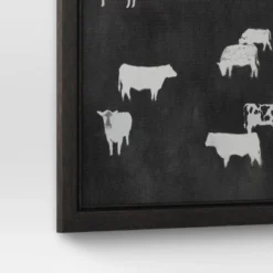 (Set Of 2) 12" X 12" Cow Collection II Framed Wall Canvases - Threshold™ -Home Decor Sales GUEST ed6cea91 4424 4805 8aee 4c4271b75676