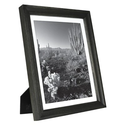 10.375" X 12.375" Matted To 8" X 10" Basic Foundational Frame Black - Threshold™ 1 10.375" X 12.375" Matted To 8" X 10" Basic Foundational Frame Black - Threshold™