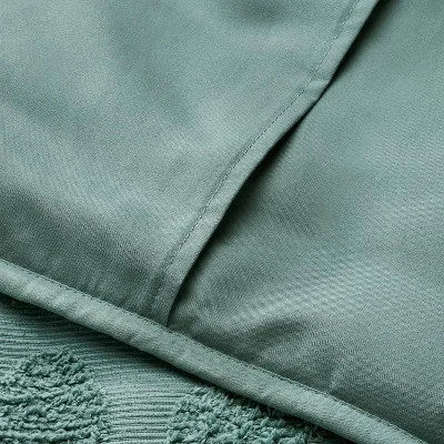 Vintage Chenille Sunset & Vine Quilt Sham Light Teal - Opalhouse™ Designed With Jungalow™ 2 Vintage Chenille Sunset & Vine Quilt Sham Light Teal - Opalhouse™ Designed With Jungalow™ - Image 2