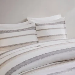 Madison Park 5pc Cove Clipped Jacquard Comforter Set White/Assorted Beiges -Home Decor Sales GUEST fd05b8f6 89ca 411c b783 644df258ccaa